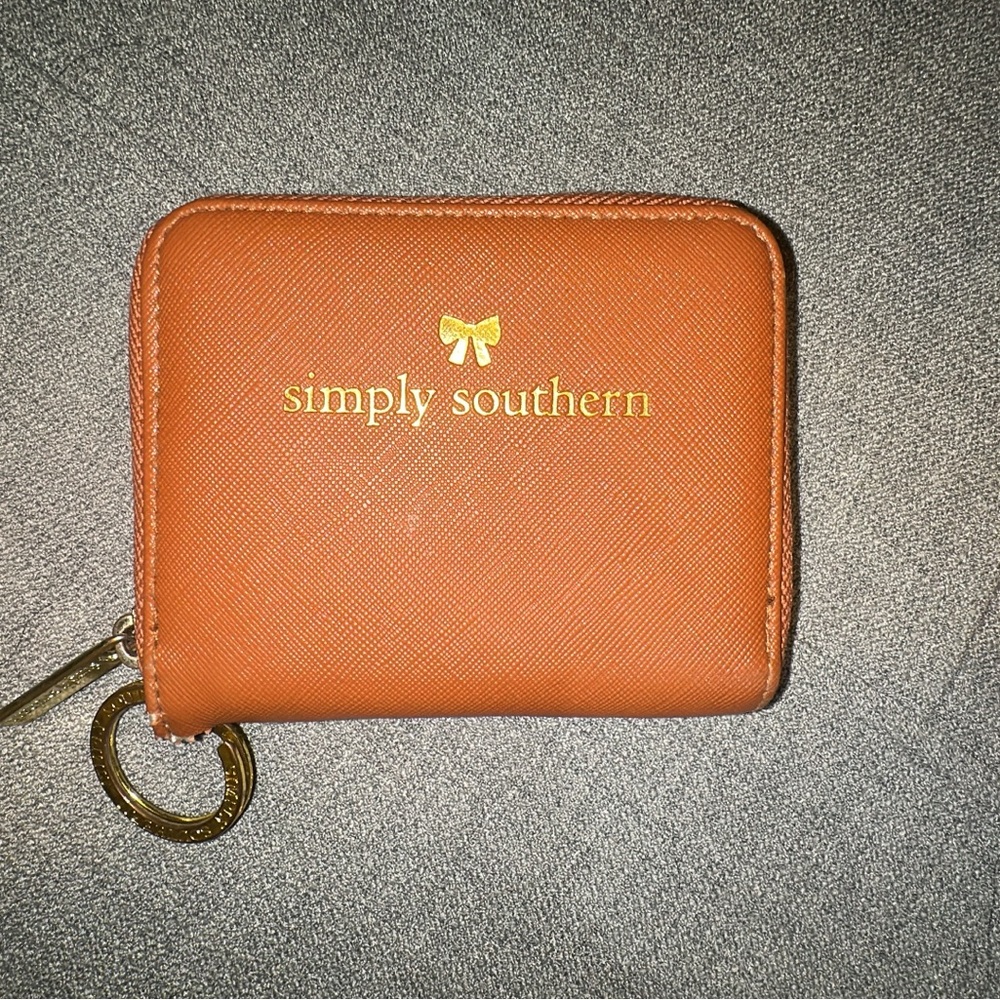 Simply Southern Vibrant Orange Wallet
